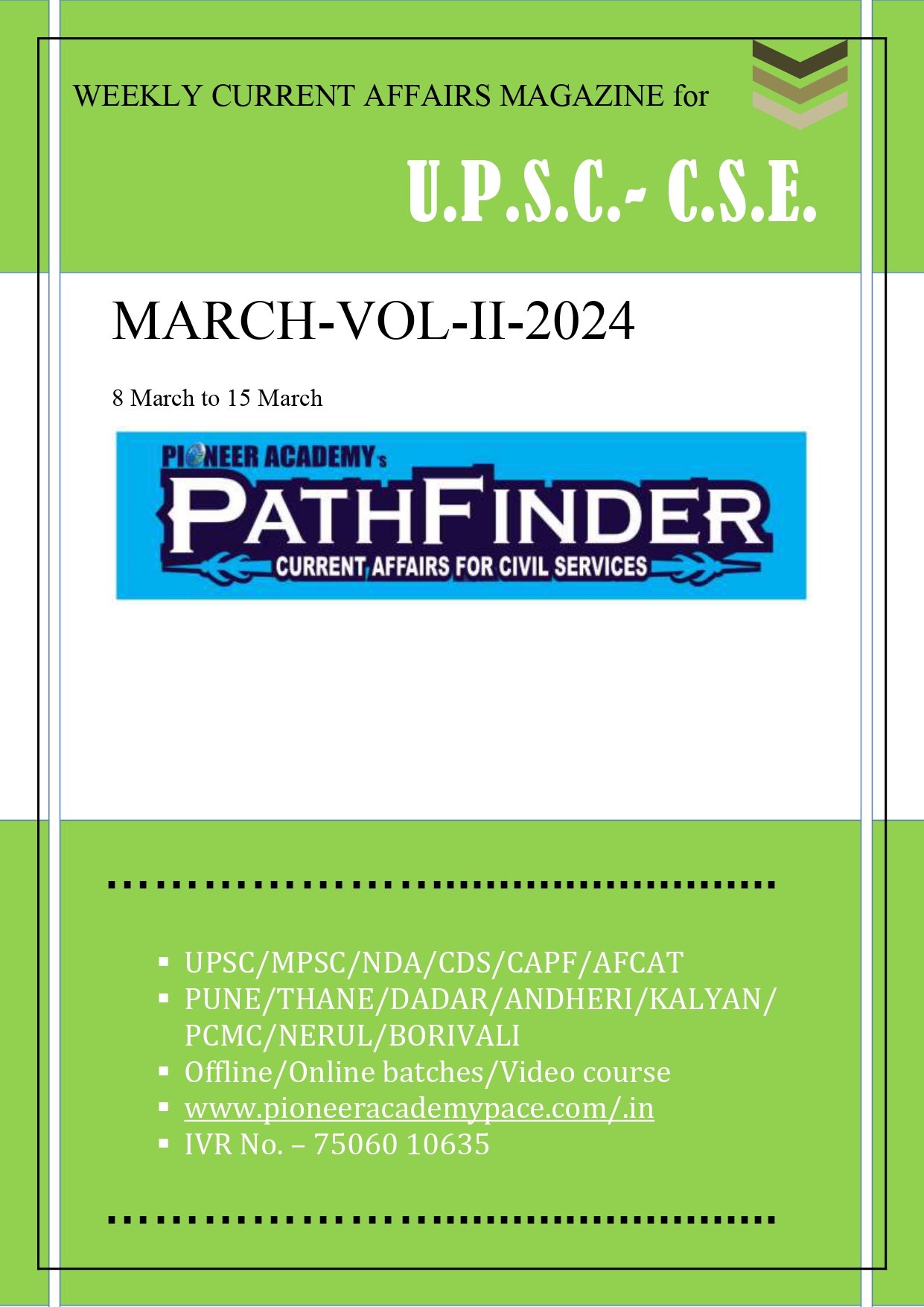MARCH-VOL II- 2024